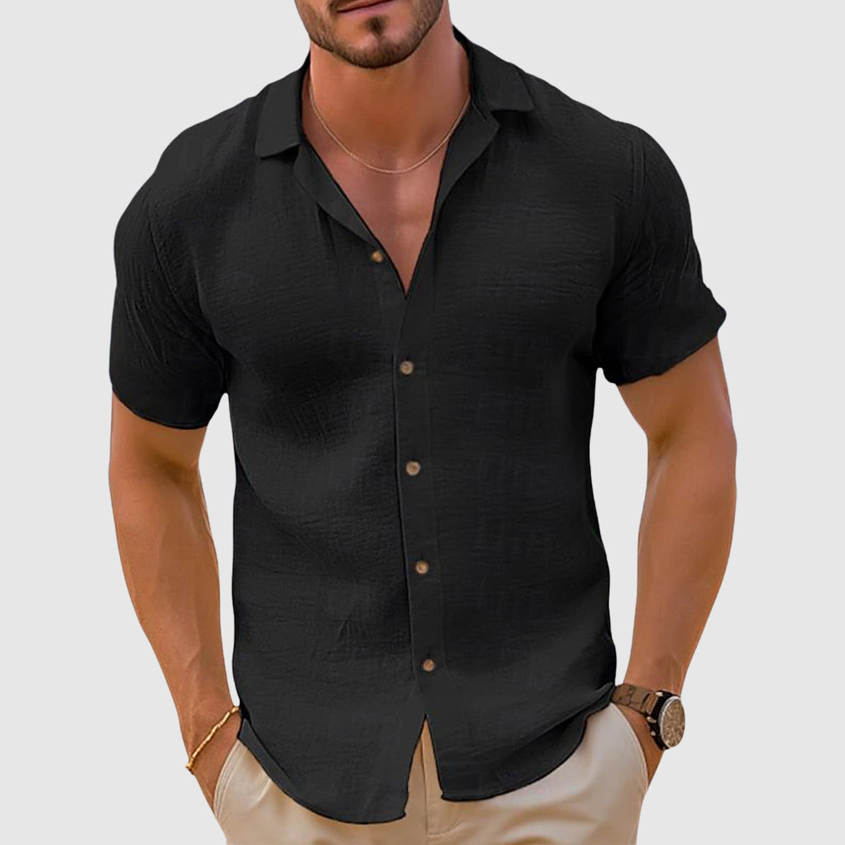 LOOSE FIT SUMMER SHIRT FOR MEN