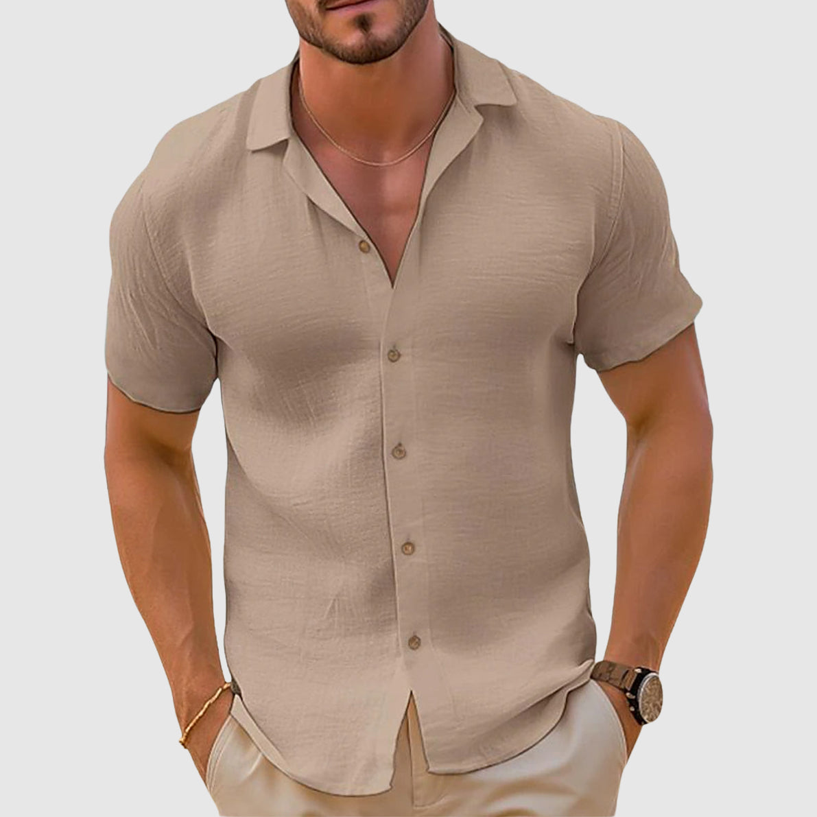 LOOSE FIT SUMMER SHIRT FOR MEN