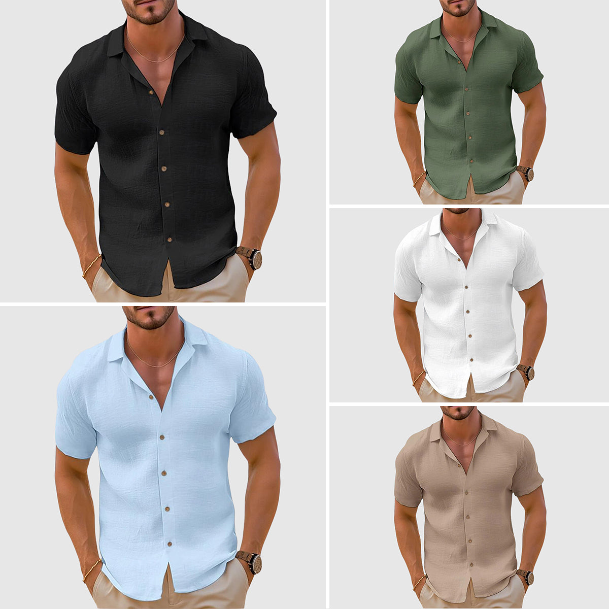 LOOSE FIT SUMMER SHIRT FOR MEN