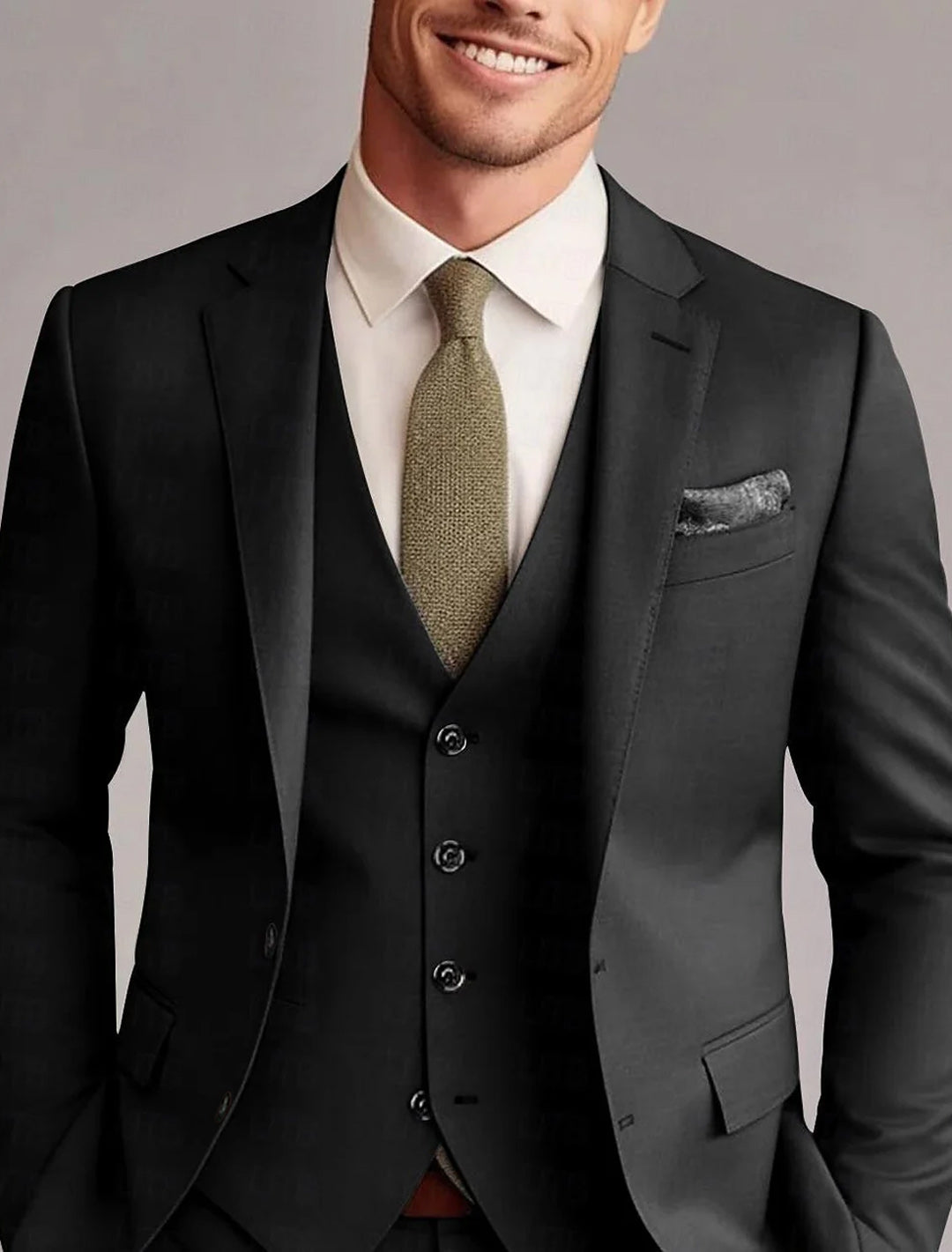 STRUCTURED FORMAL SUIT FOR MEN