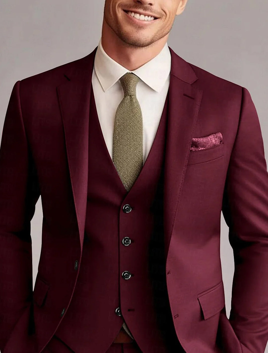 STRUCTURED FORMAL SUIT FOR MEN
