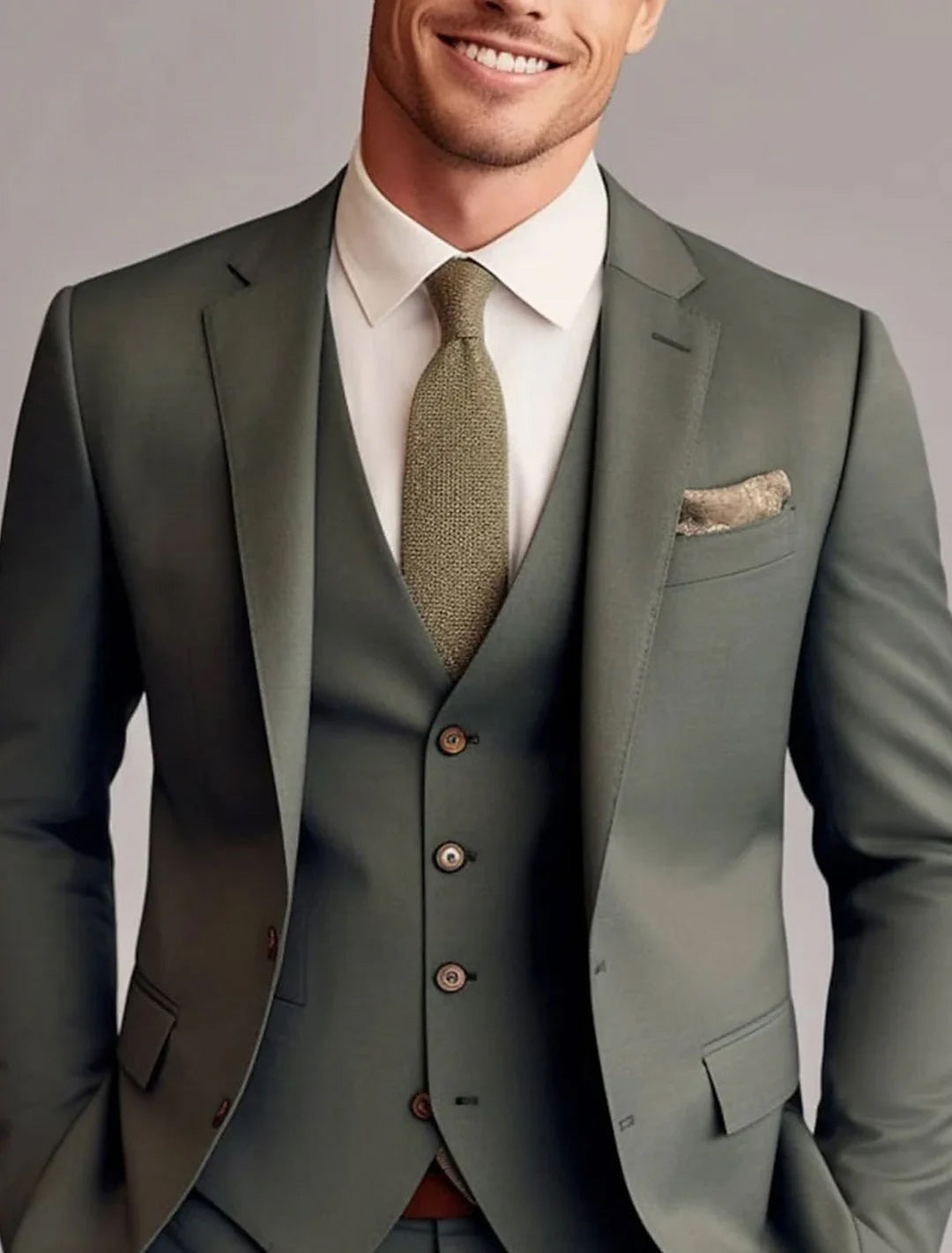 STRUCTURED FORMAL SUIT FOR MEN