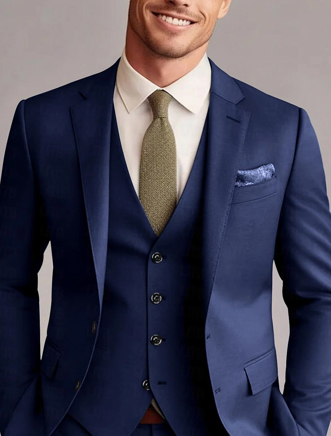 STRUCTURED FORMAL SUIT FOR MEN