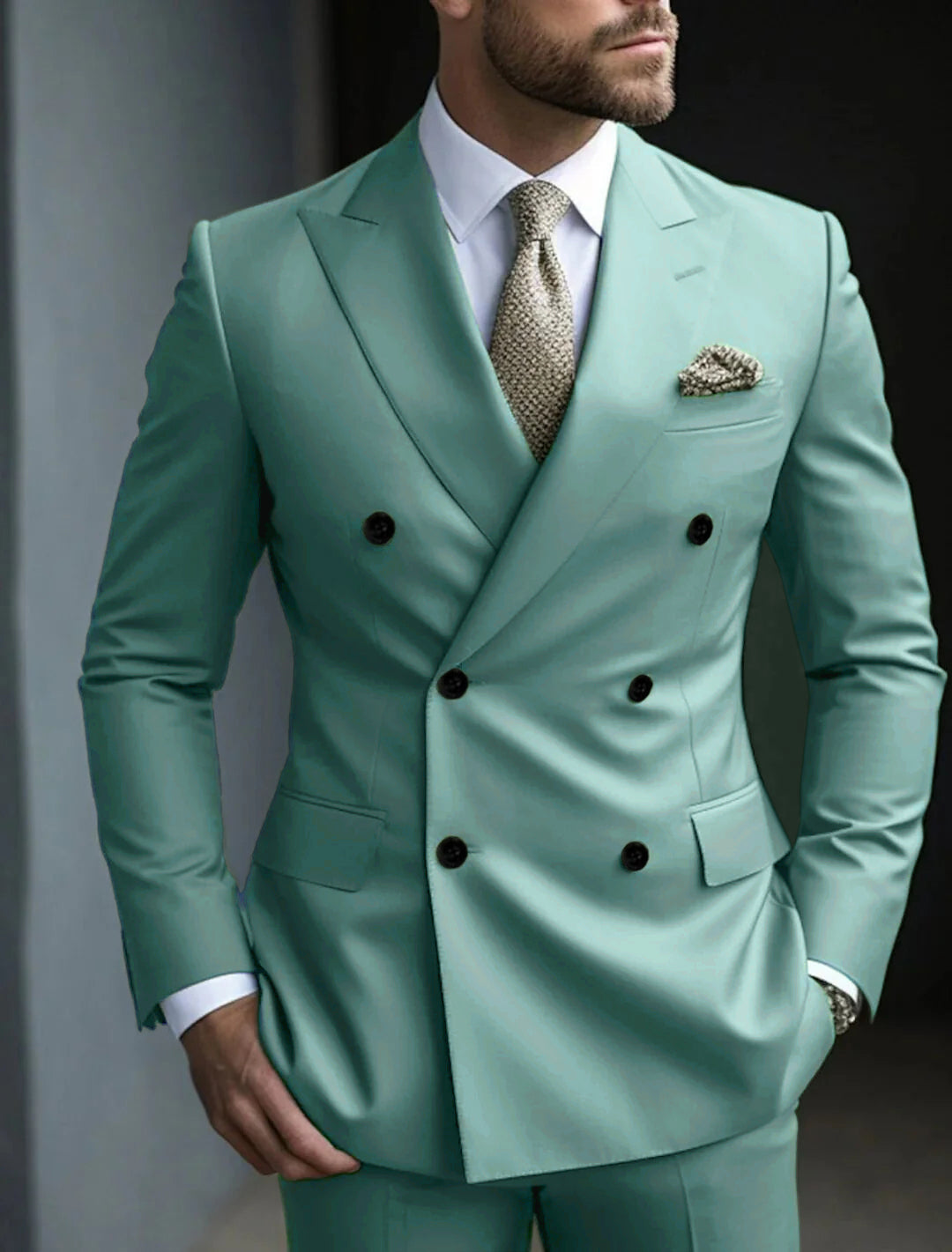 FORMAL TWO-PIECE SUIT SET FOR MEN