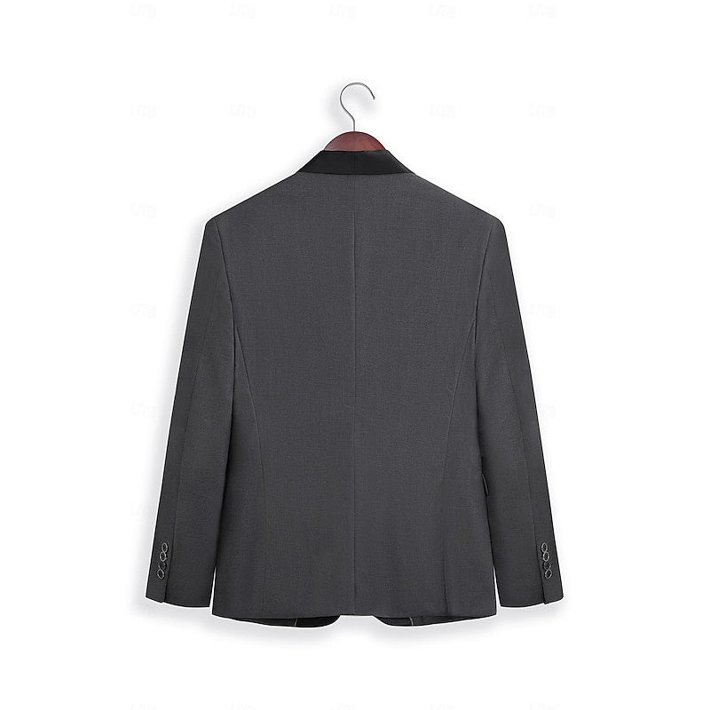 ONE-BUTTON SUIT FOR MEN