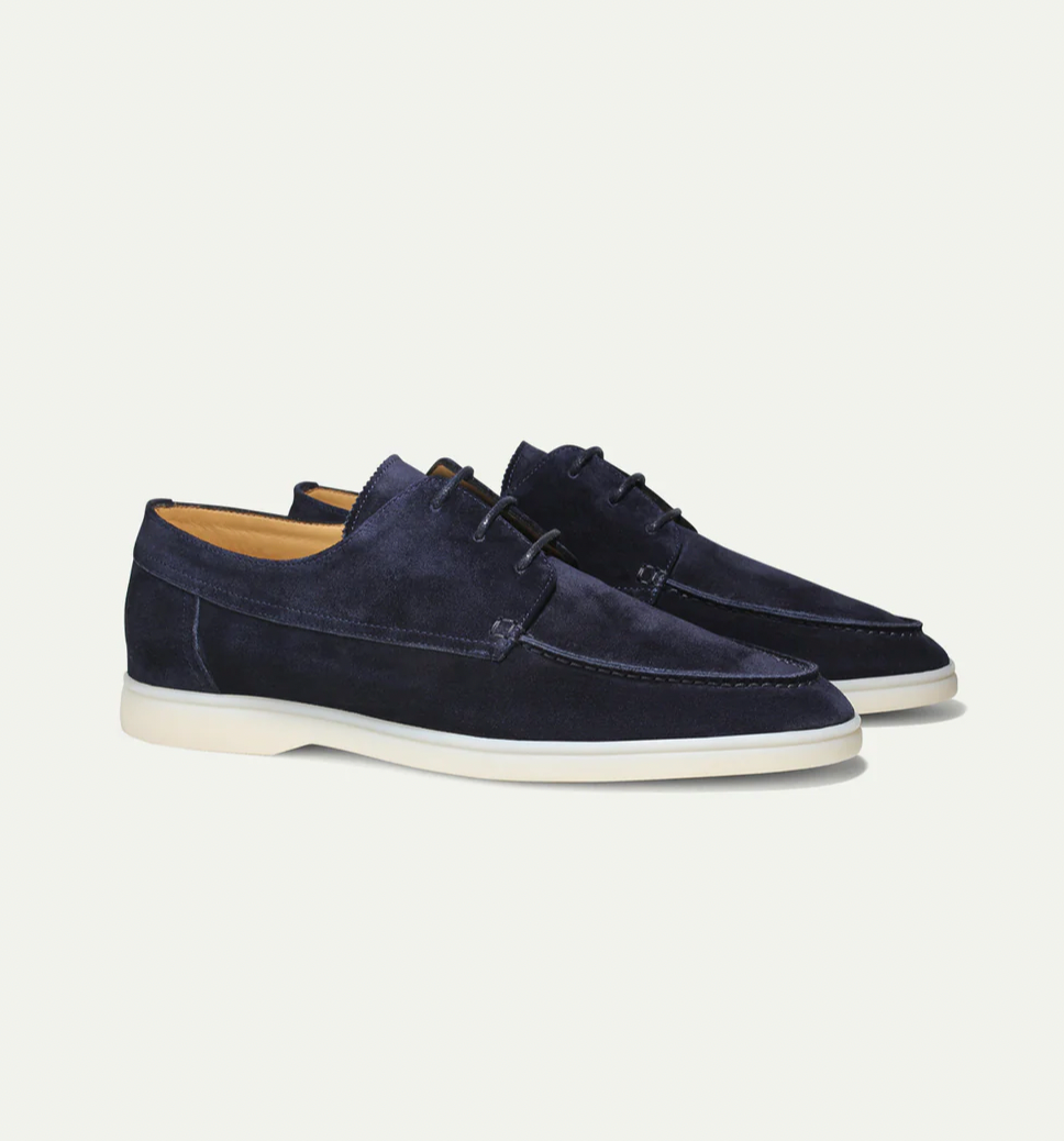 LEATHER SLIP-ON LOAFERS FOR MEN