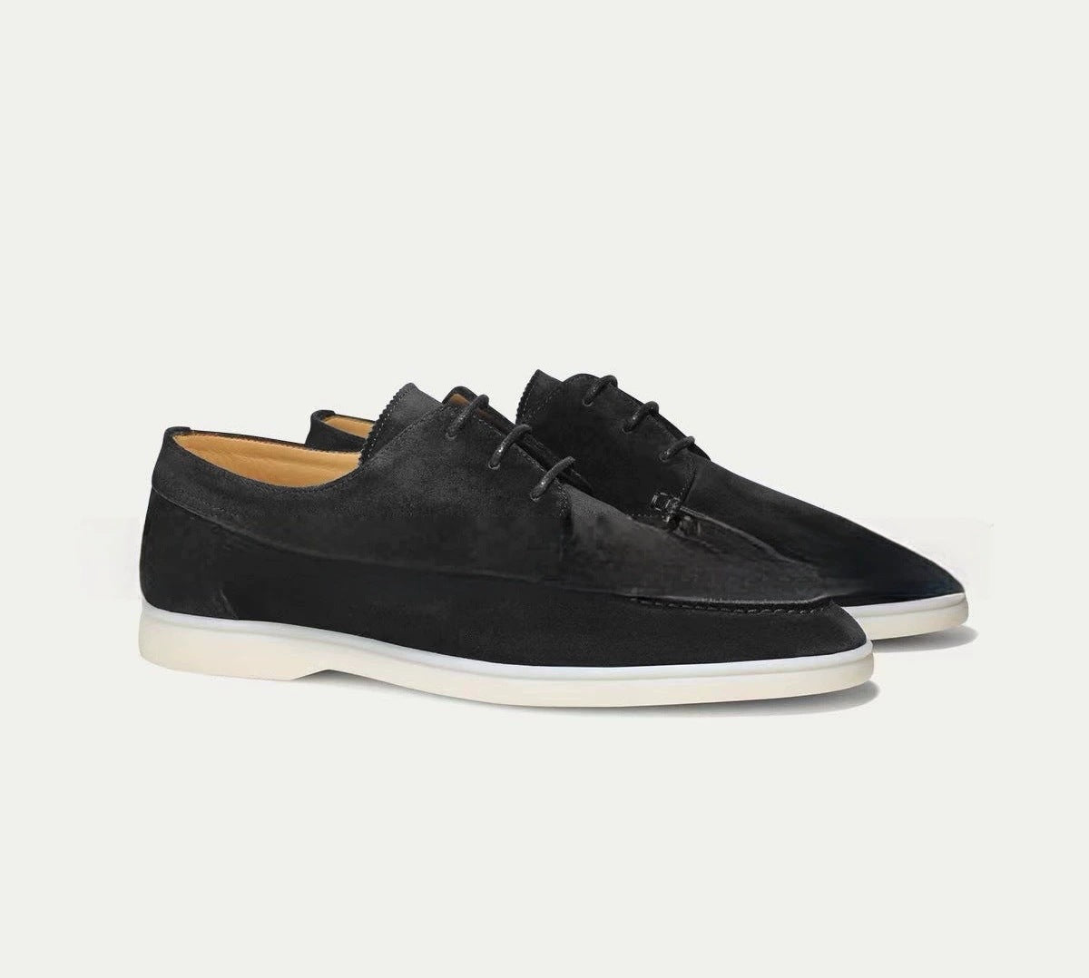 LEATHER SLIP-ON LOAFERS FOR MEN