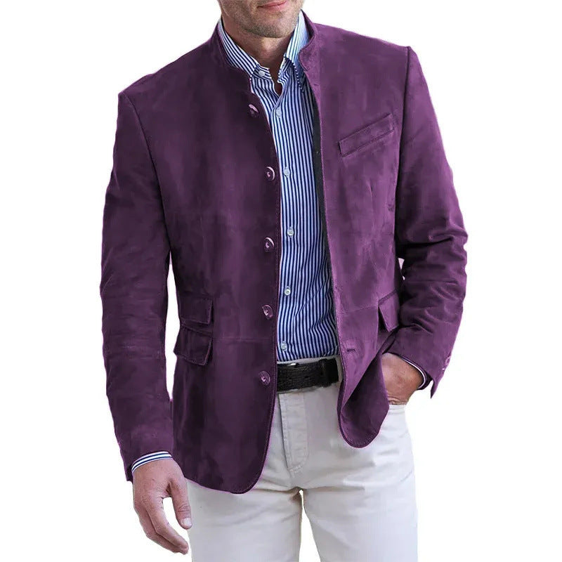 VEGAN SUEDE FIELD JACKET FOR MEN
