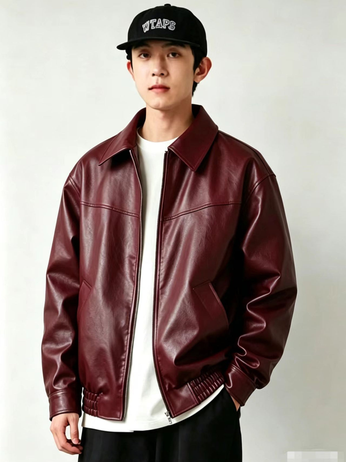 RELAXED ZIP JACKET FOR MEN