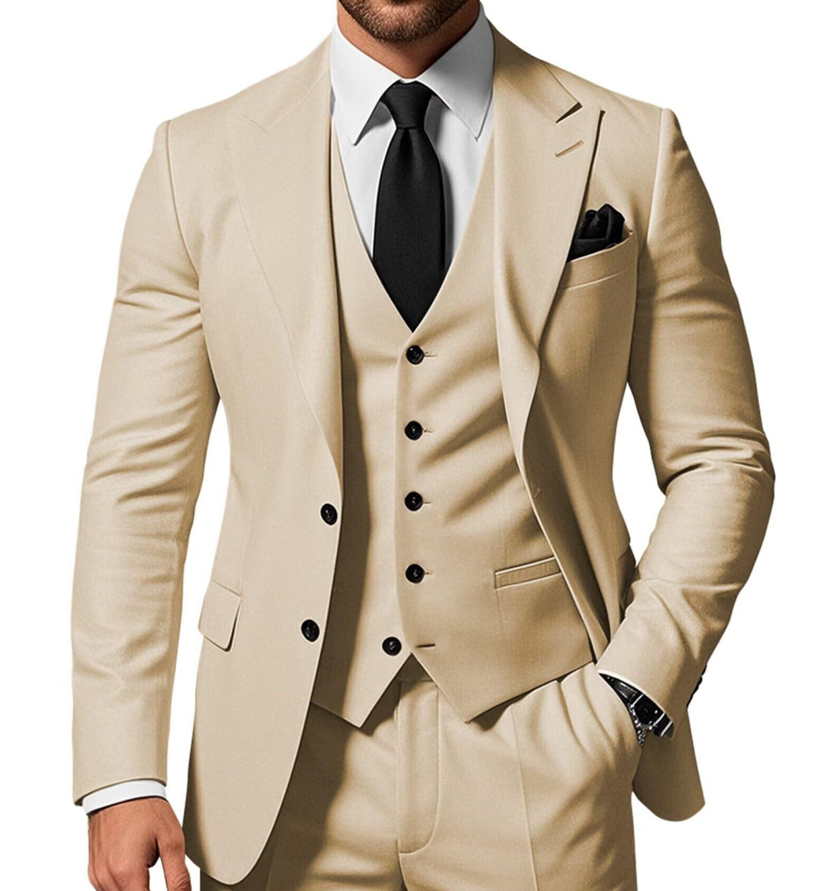 STRUCTURED FORMAL SUIT FOR MEN