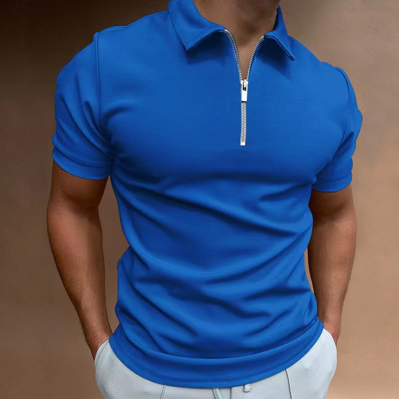 RELAXED POLYESTER POLO FOR MEN