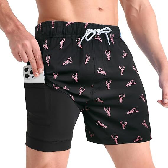 TEXTURED SWIM SHORTS FOR MEN