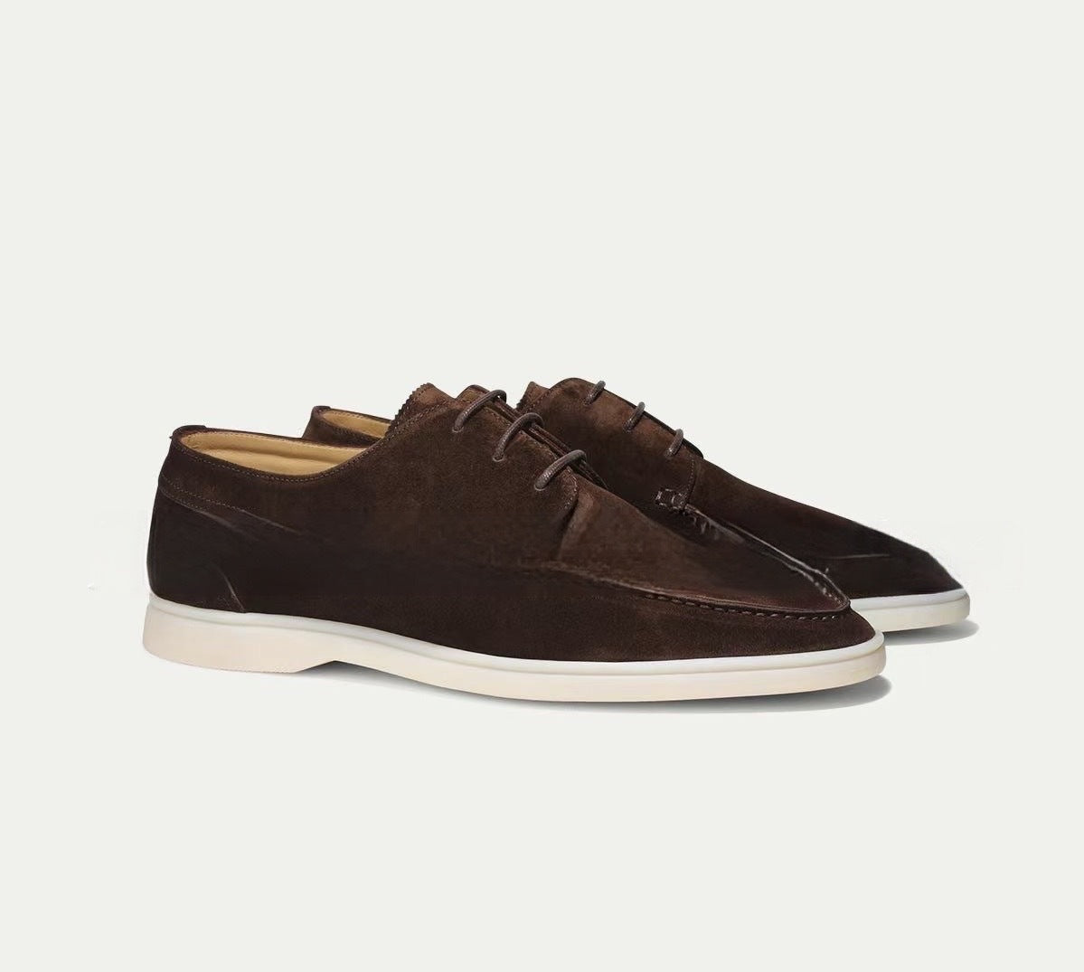 LEATHER SLIP-ON LOAFERS FOR MEN