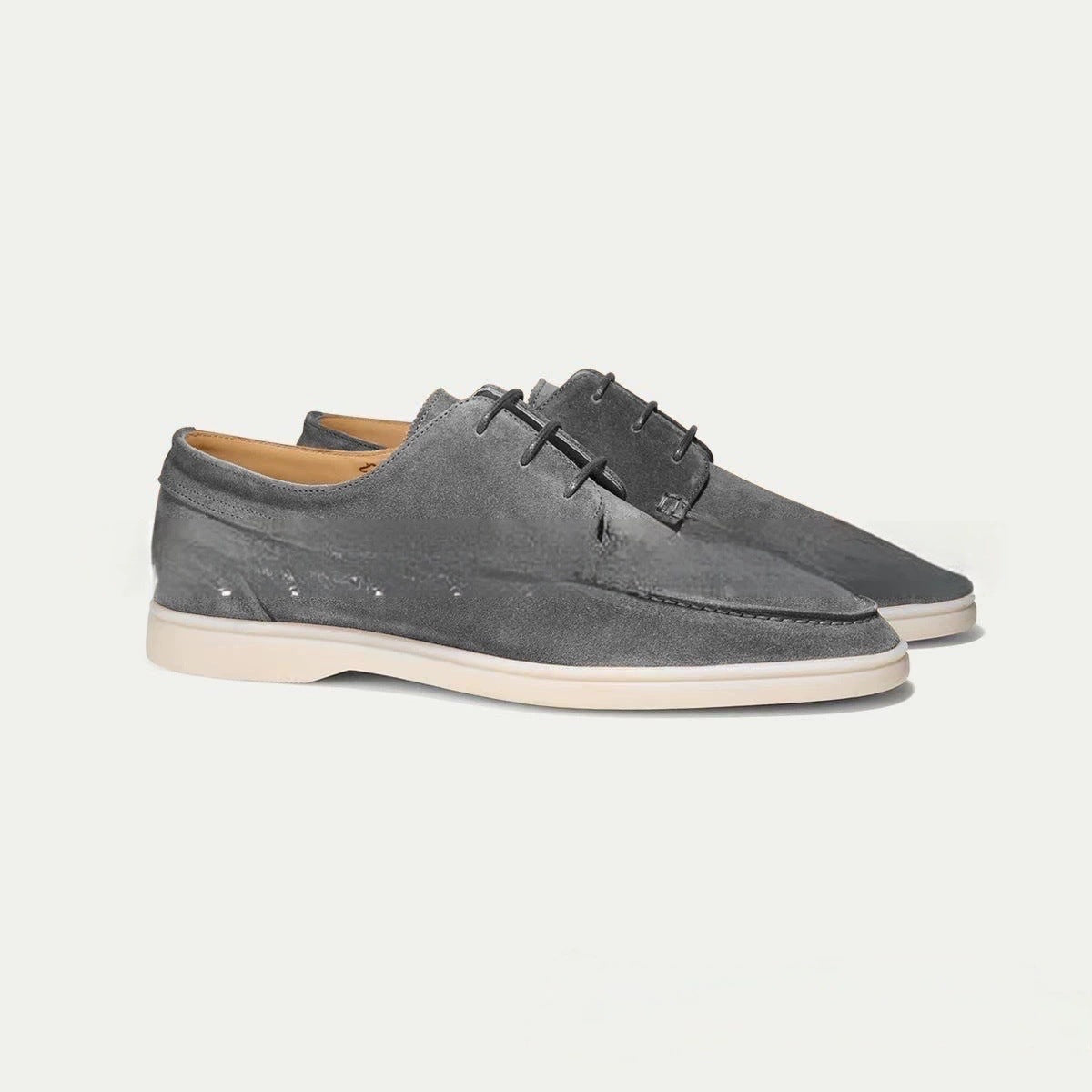 LEATHER SLIP-ON LOAFERS FOR MEN