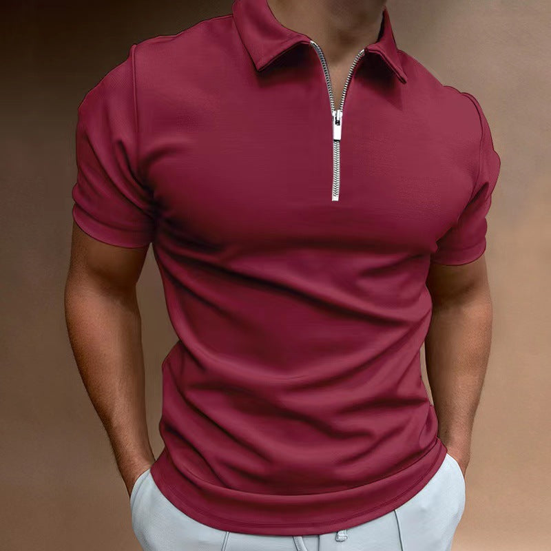 RELAXED POLYESTER POLO FOR MEN