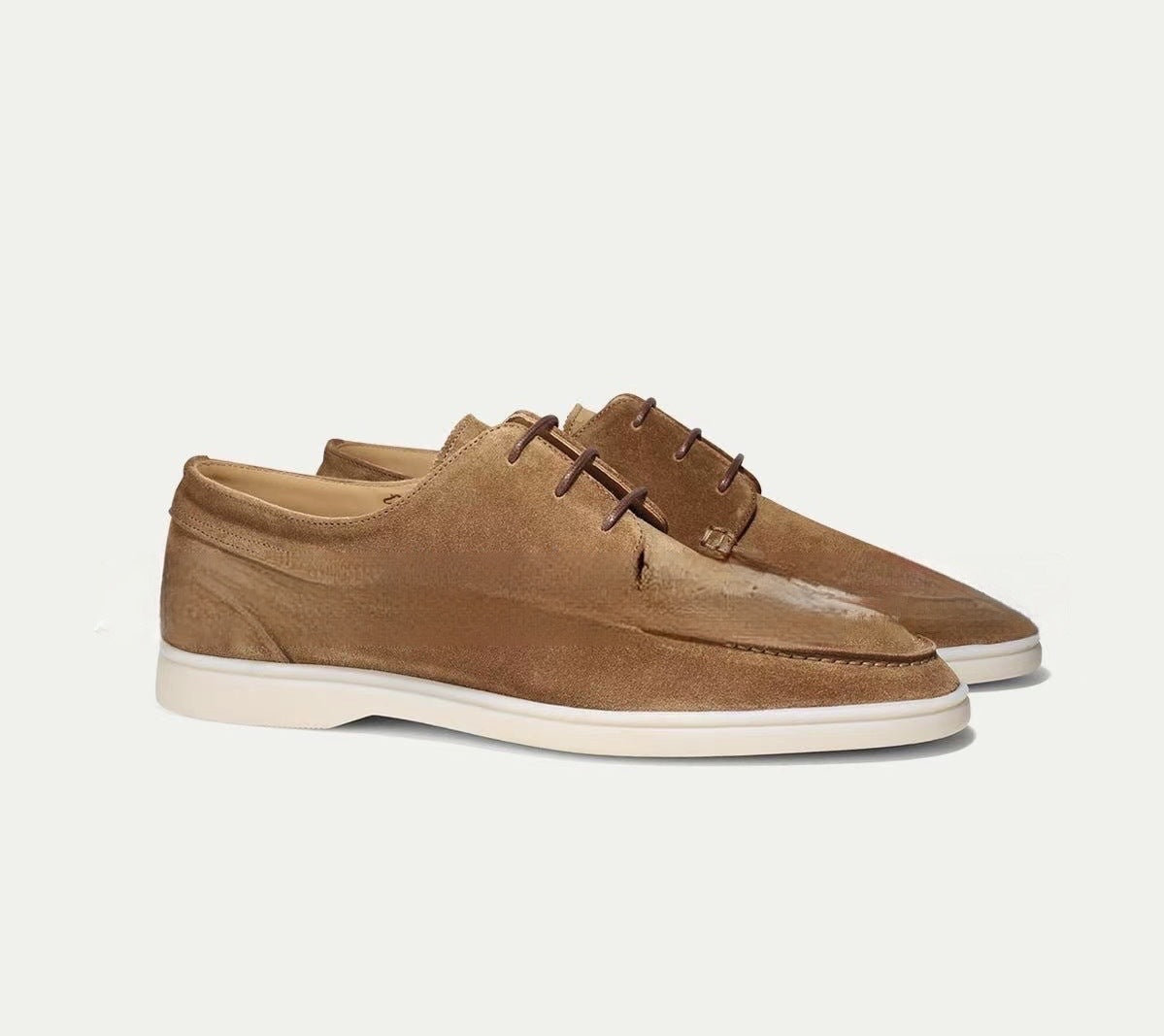 LEATHER SLIP-ON LOAFERS FOR MEN