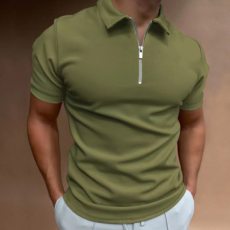 RELAXED POLYESTER POLO FOR MEN