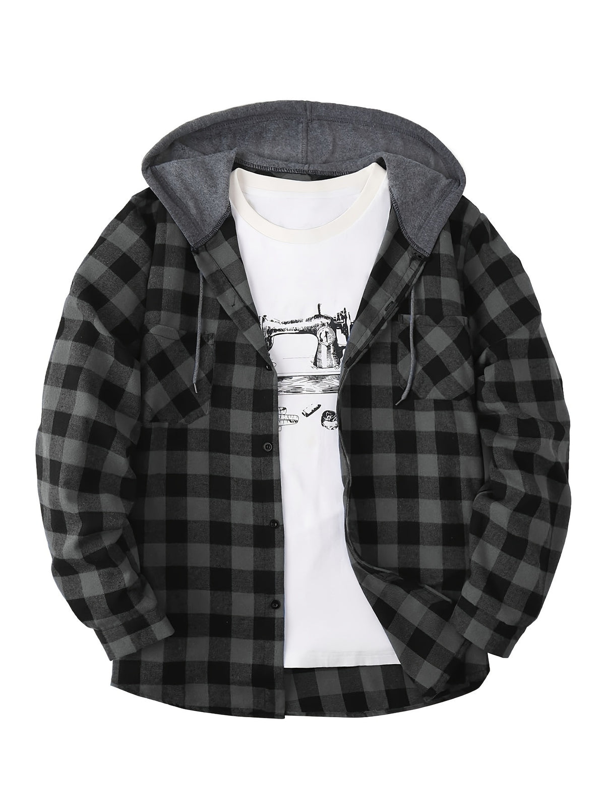 PLAID LINED JACKET FOR MEN