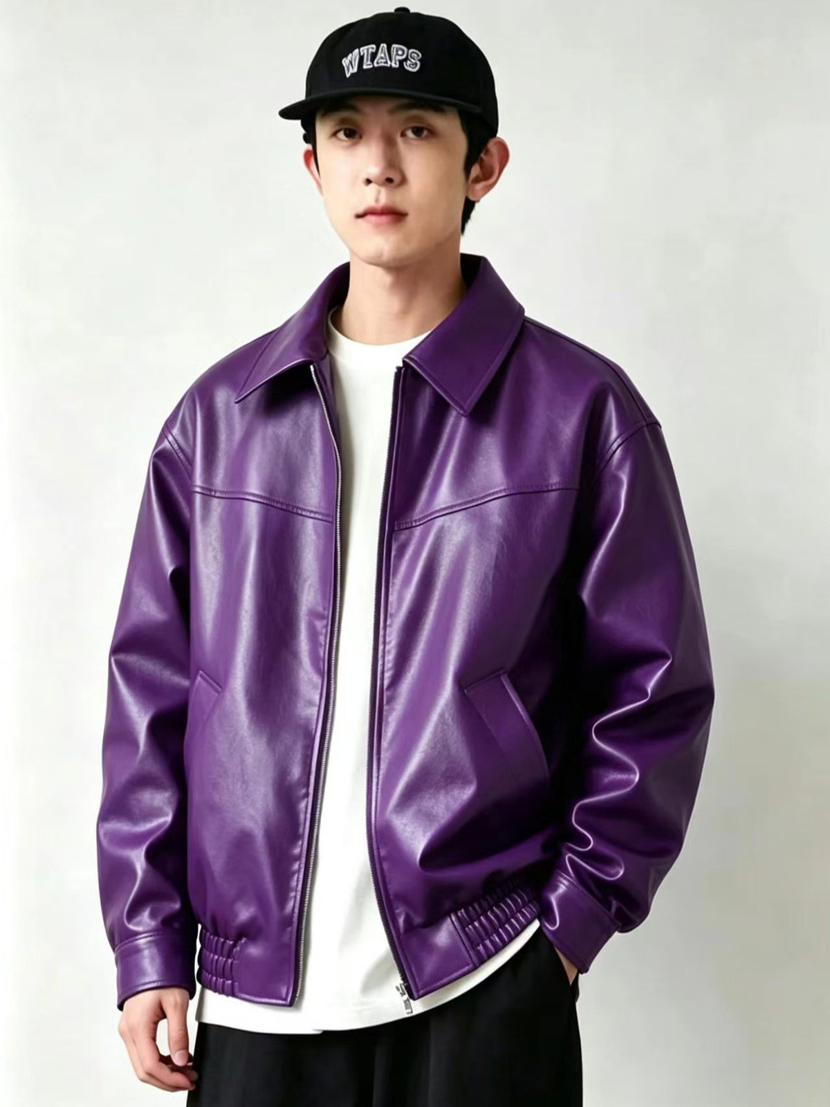 RELAXED ZIP JACKET FOR MEN