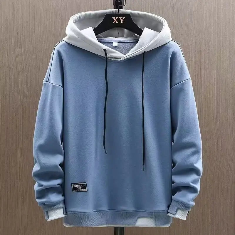 LAYERED HOODED SWEATSHIRT FOR MEN
