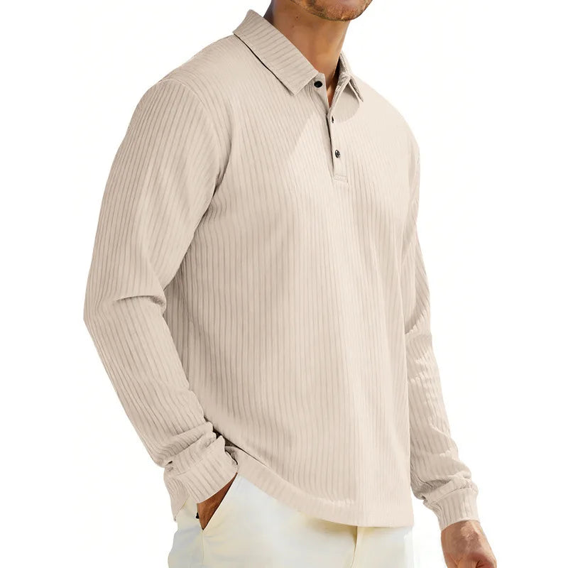 BUTTON COLLAR POLO SHIRT FOR MEN