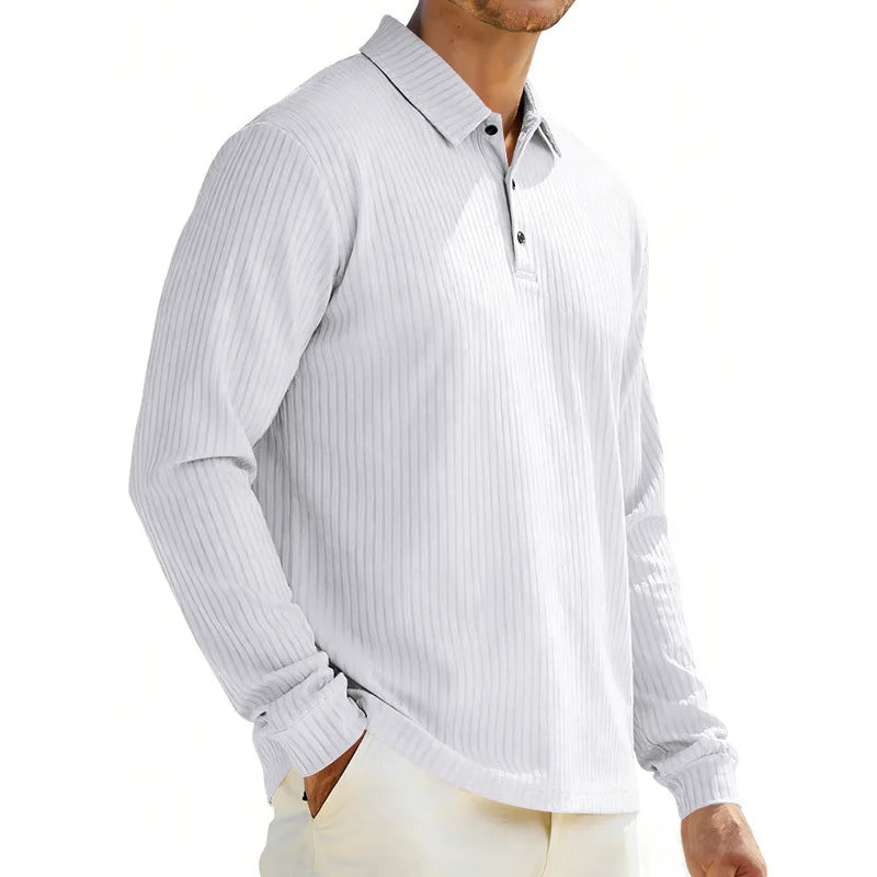BUTTON COLLAR POLO SHIRT FOR MEN