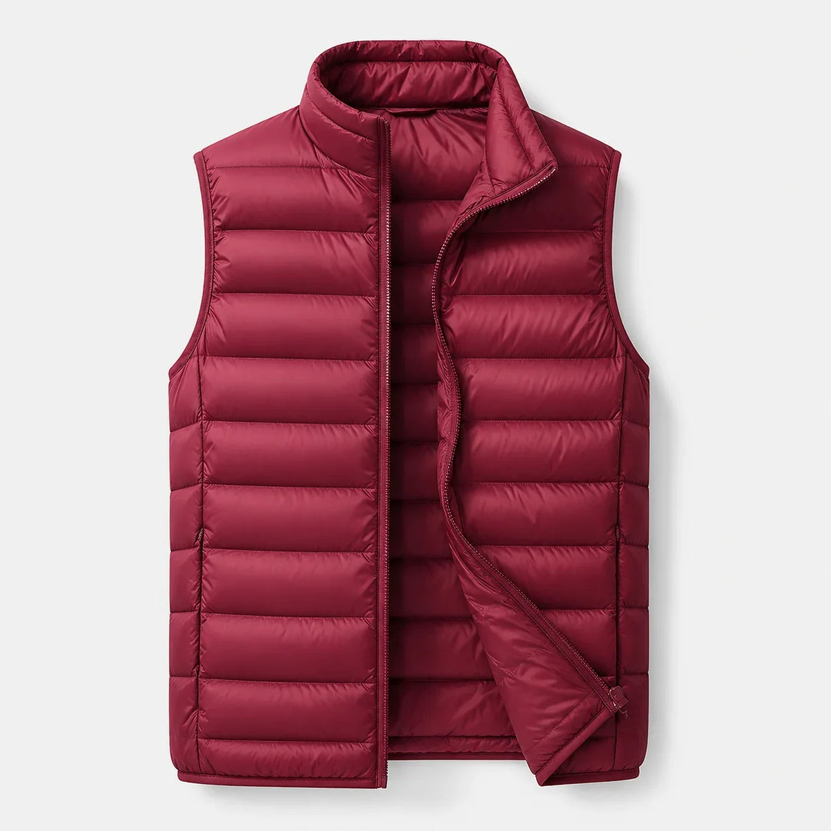 QUILTED SLEEVELESS DOWN JACKET FOR MEN