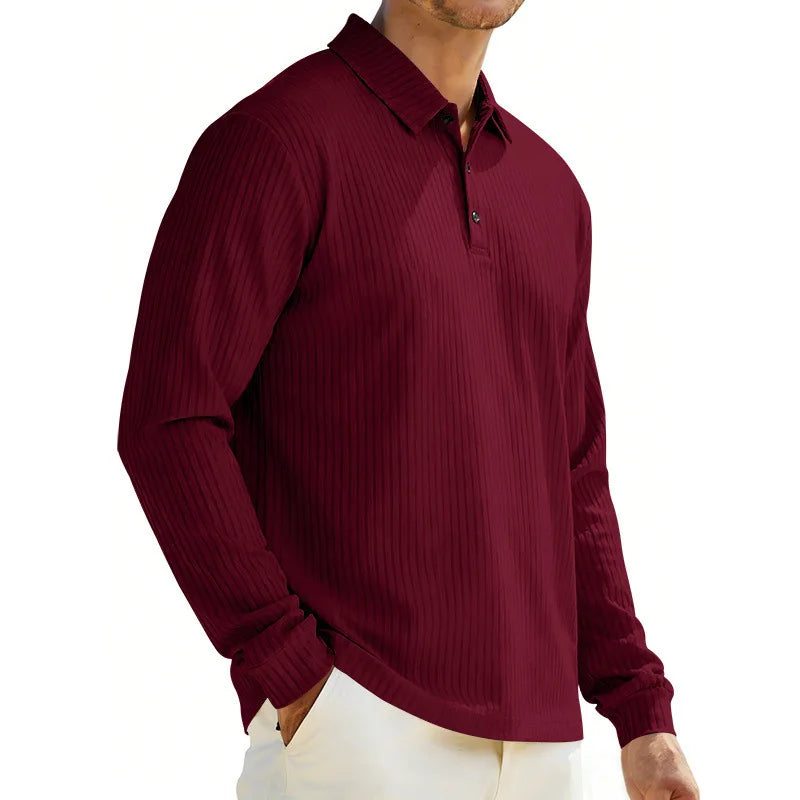 BUTTON COLLAR POLO SHIRT FOR MEN