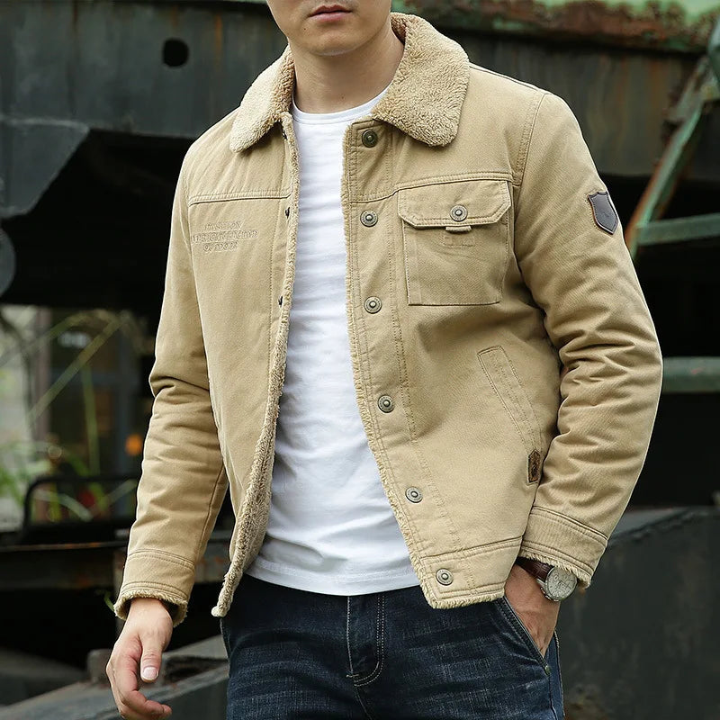 WARM LINED JACKET FOR MEN