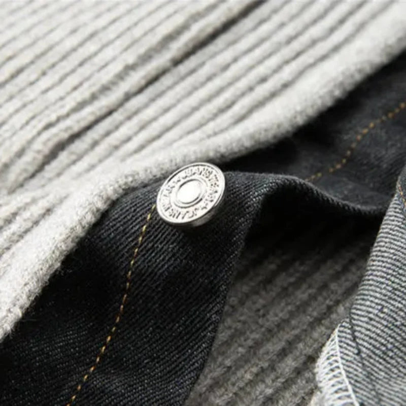 VINTAGE BUTTON CARDIGAN JACKET FOR MEN