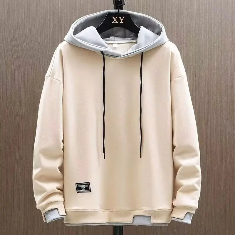 LAYERED HOODED SWEATSHIRT FOR MEN