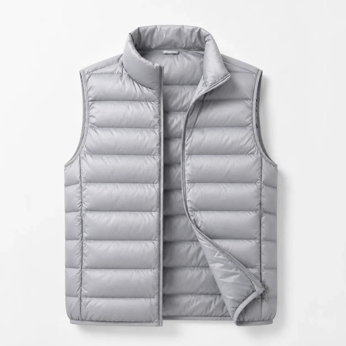 QUILTED SLEEVELESS DOWN JACKET FOR MEN