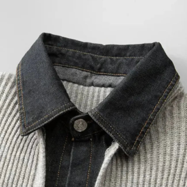 VINTAGE BUTTON CARDIGAN JACKET FOR MEN