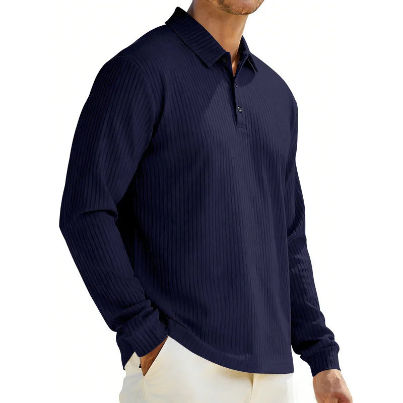 BUTTON COLLAR POLO SHIRT FOR MEN