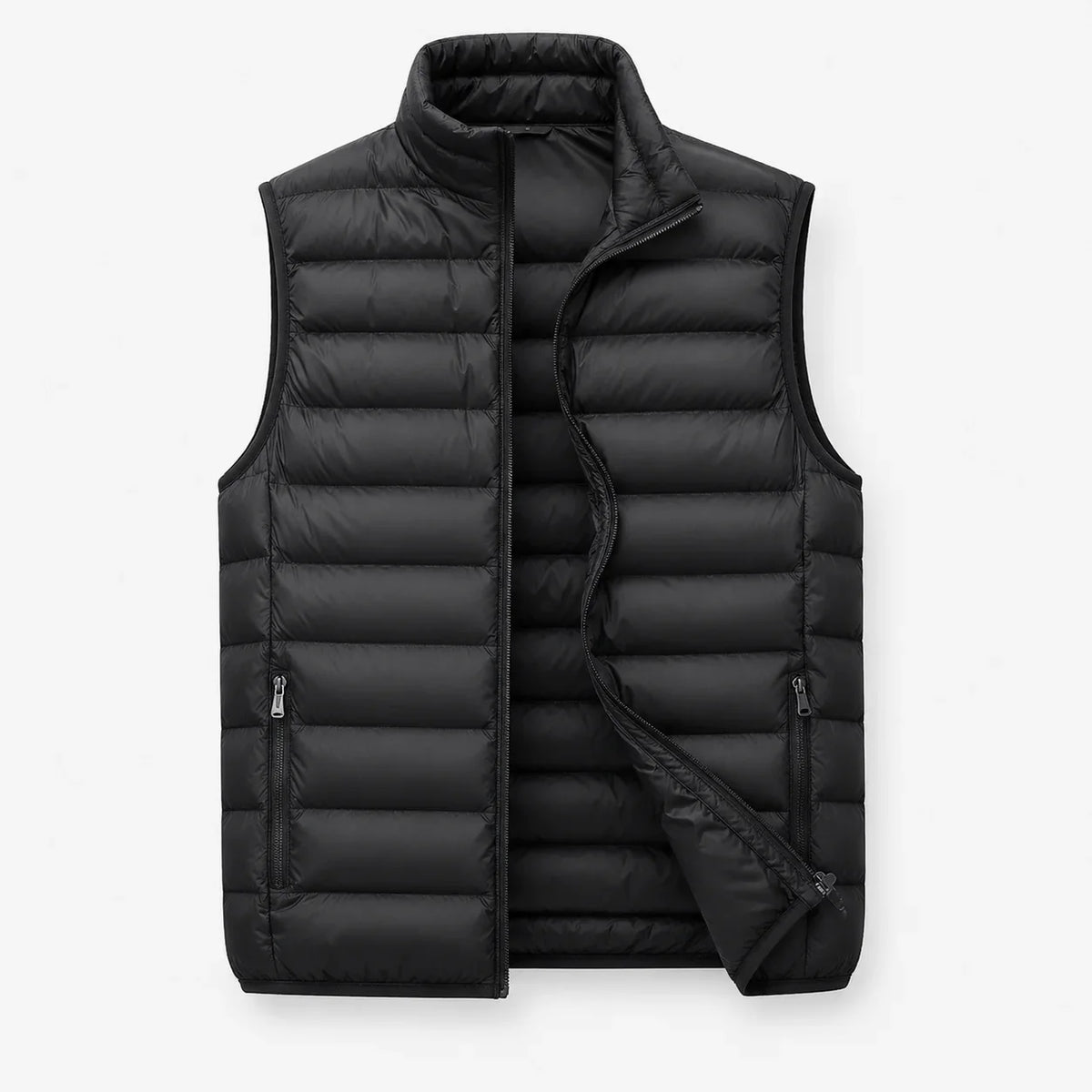 QUILTED SLEEVELESS DOWN JACKET FOR MEN