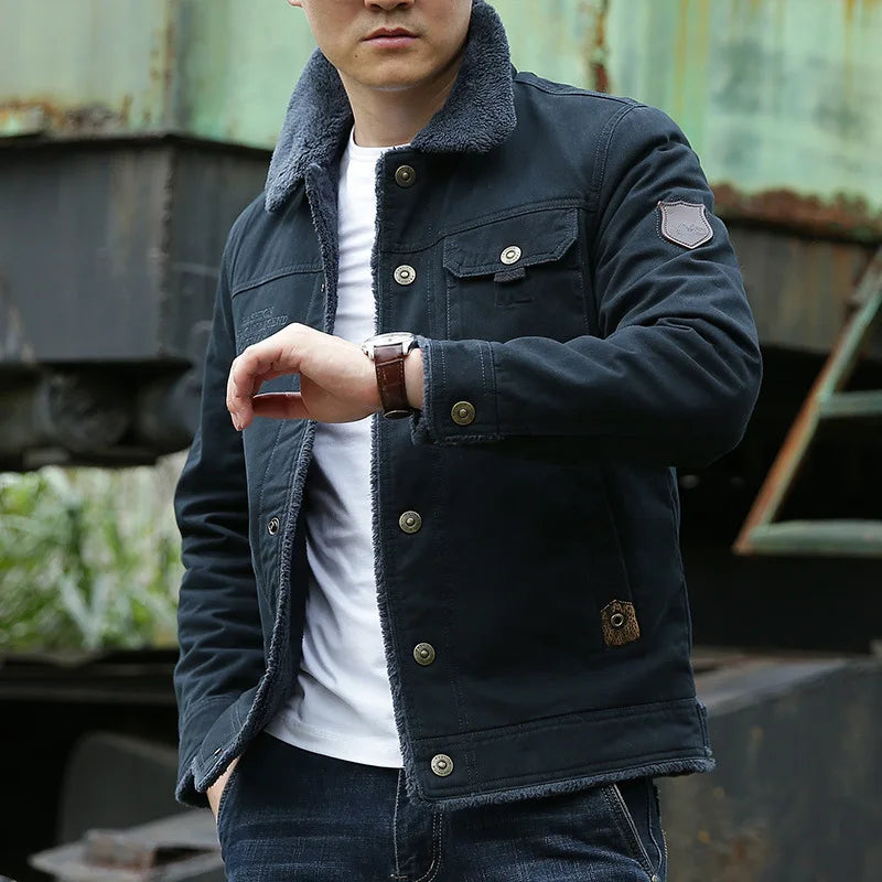WARM LINED JACKET FOR MEN