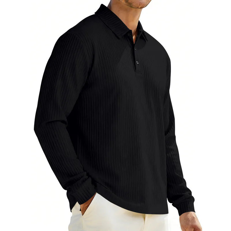 BUTTON COLLAR POLO SHIRT FOR MEN