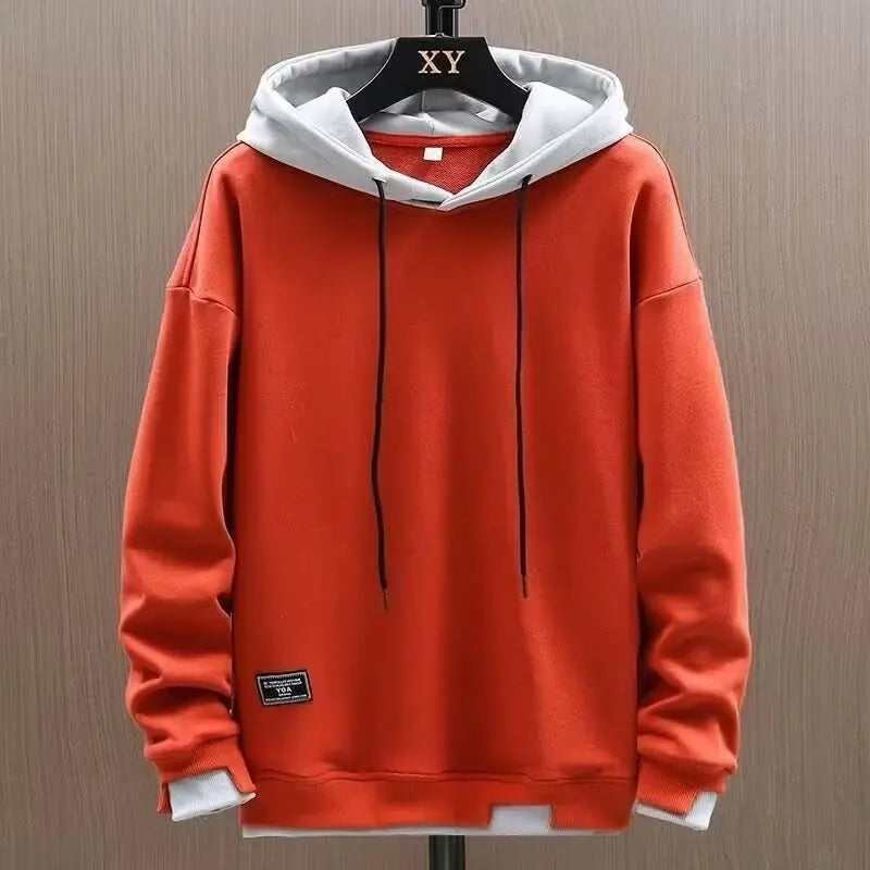 LAYERED HOODED SWEATSHIRT FOR MEN