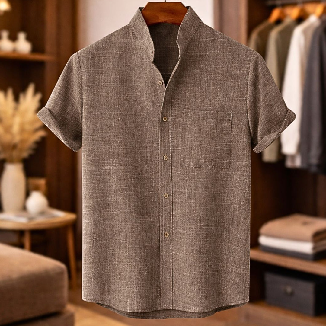 MUSCLE FIT SHORT SLEEVE SHIRT FOR MEN