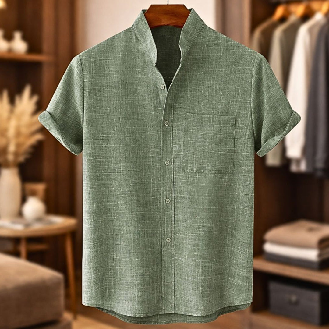 MUSCLE FIT SHORT SLEEVE SHIRT FOR MEN