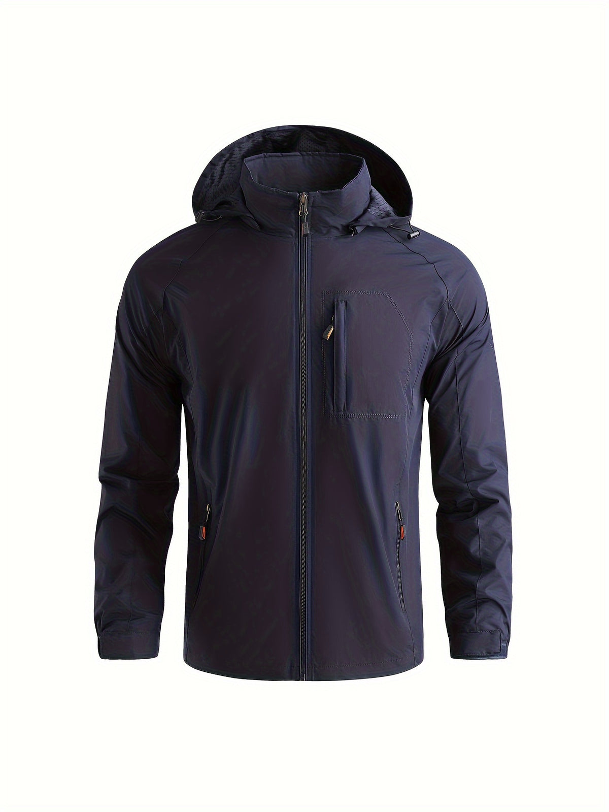 RAGLAN HOODED NYLON JACKET FOR MEN