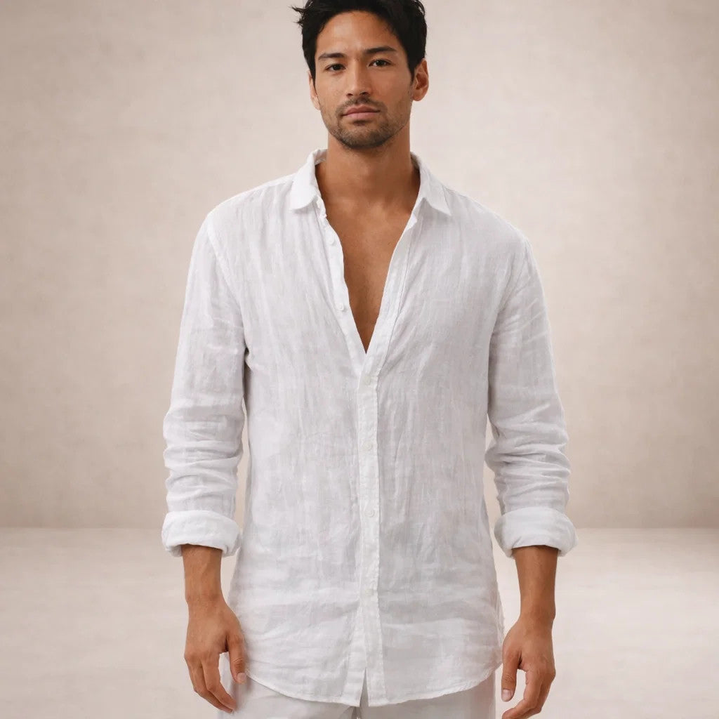 OPEN COLLAR SHIRT FOR MEN