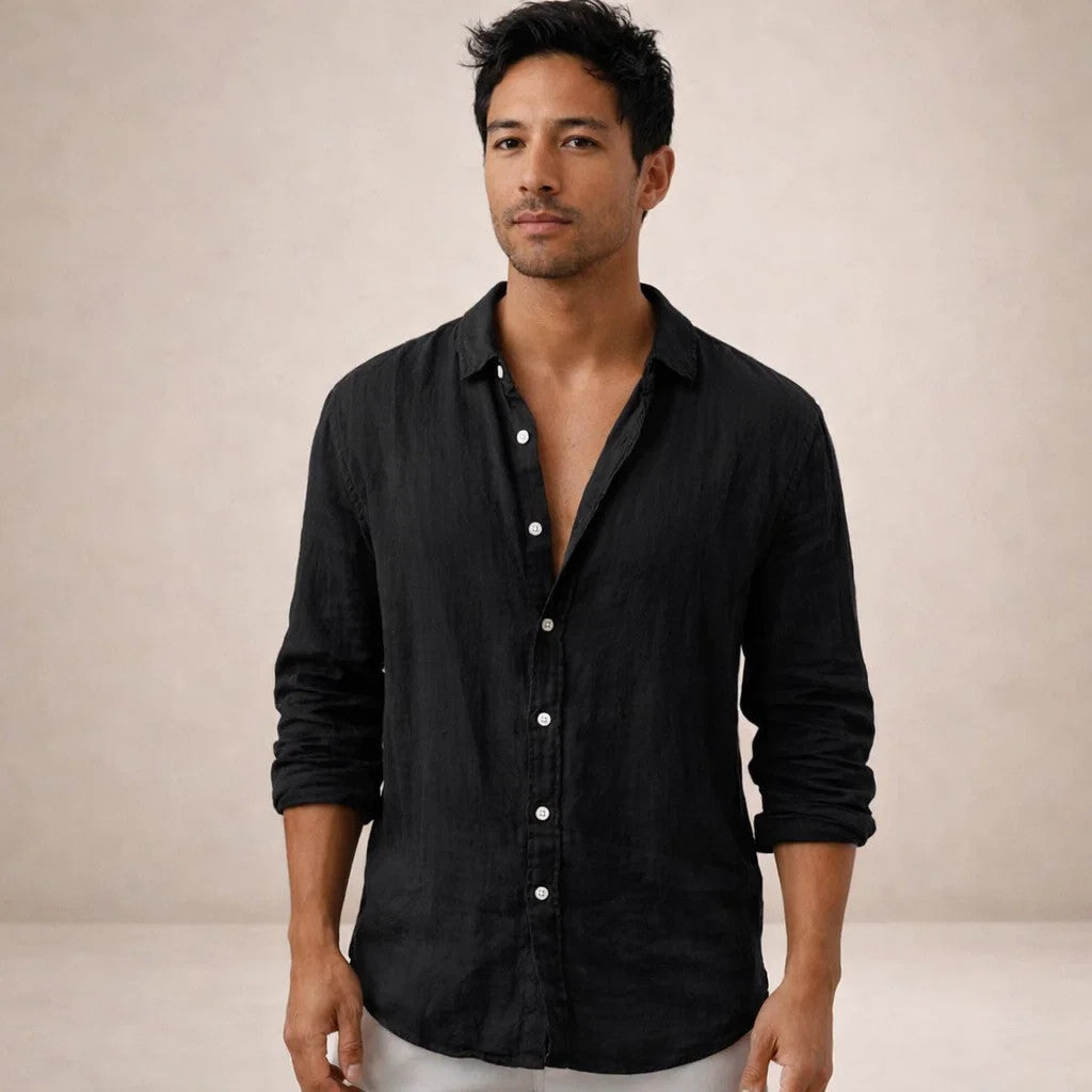 OPEN COLLAR SHIRT FOR MEN