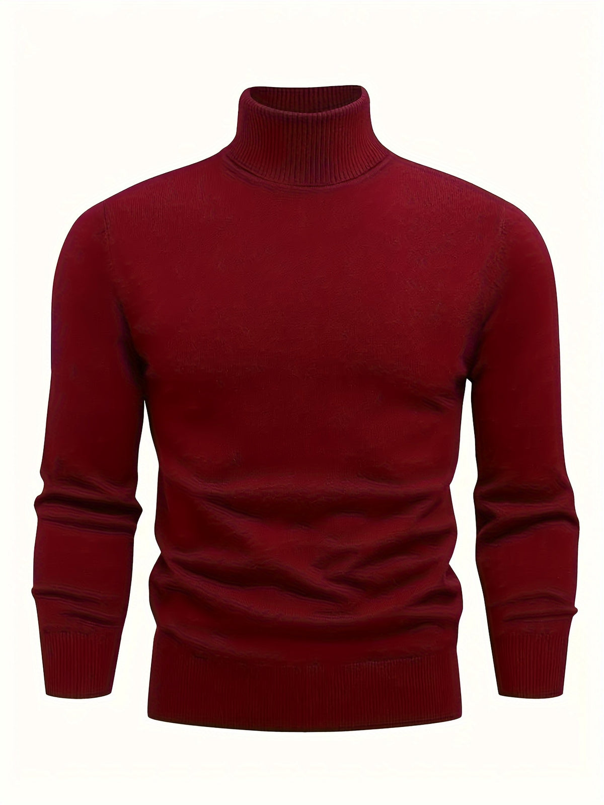 HIGH NECK KNIT PULLOVER FOR MEN