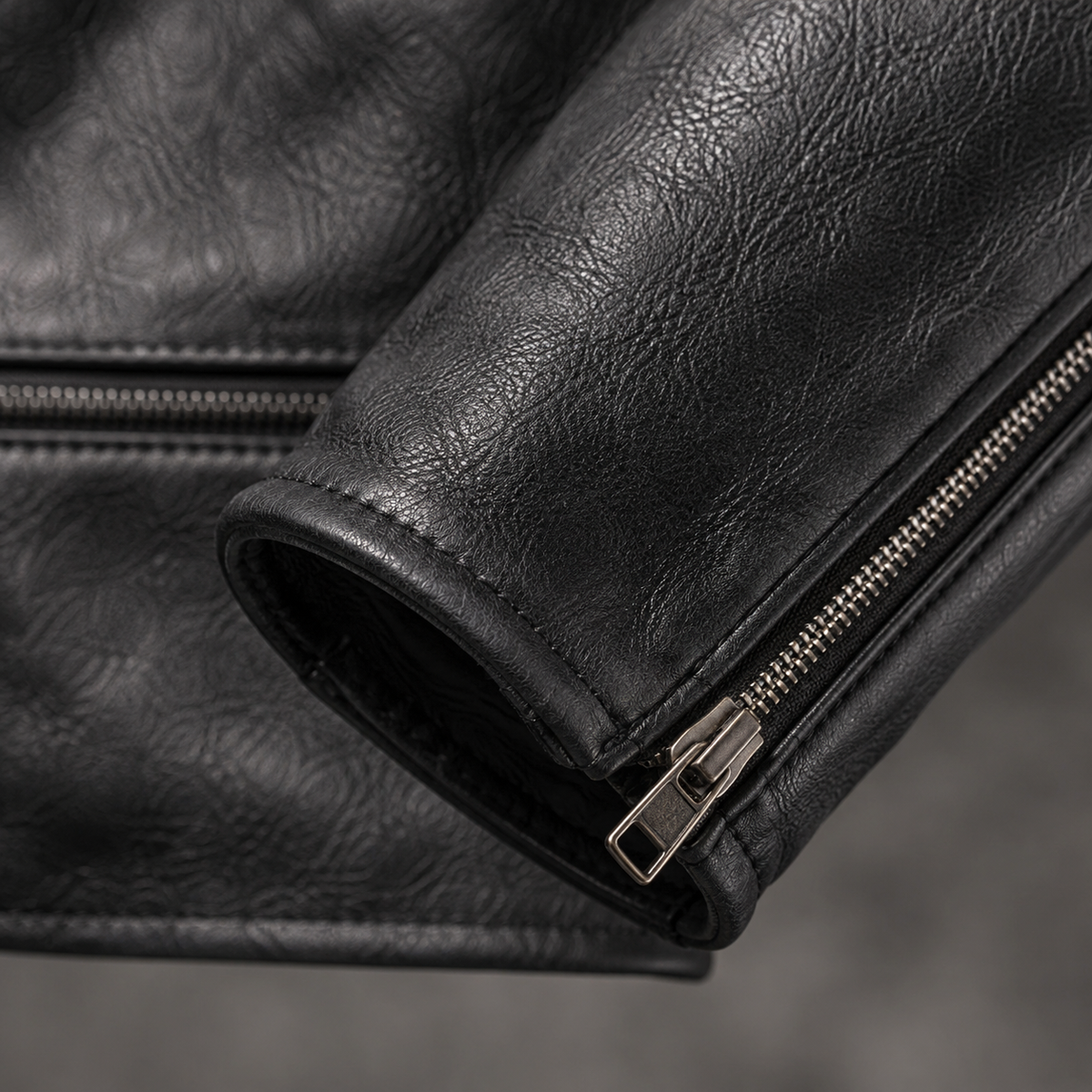 MOTO STYLE ZIP JACKET FOR MEN