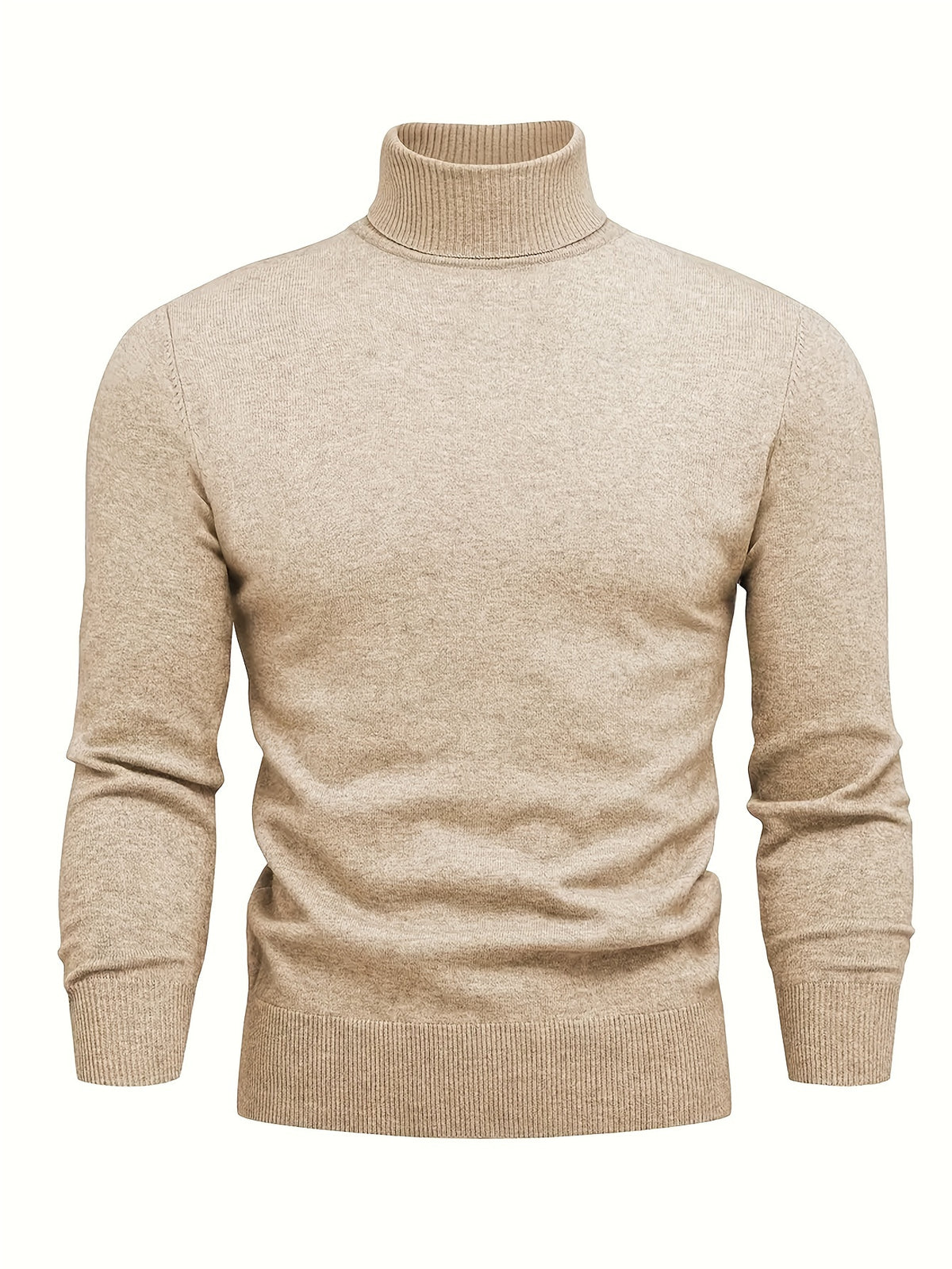 HIGH NECK KNIT PULLOVER FOR MEN