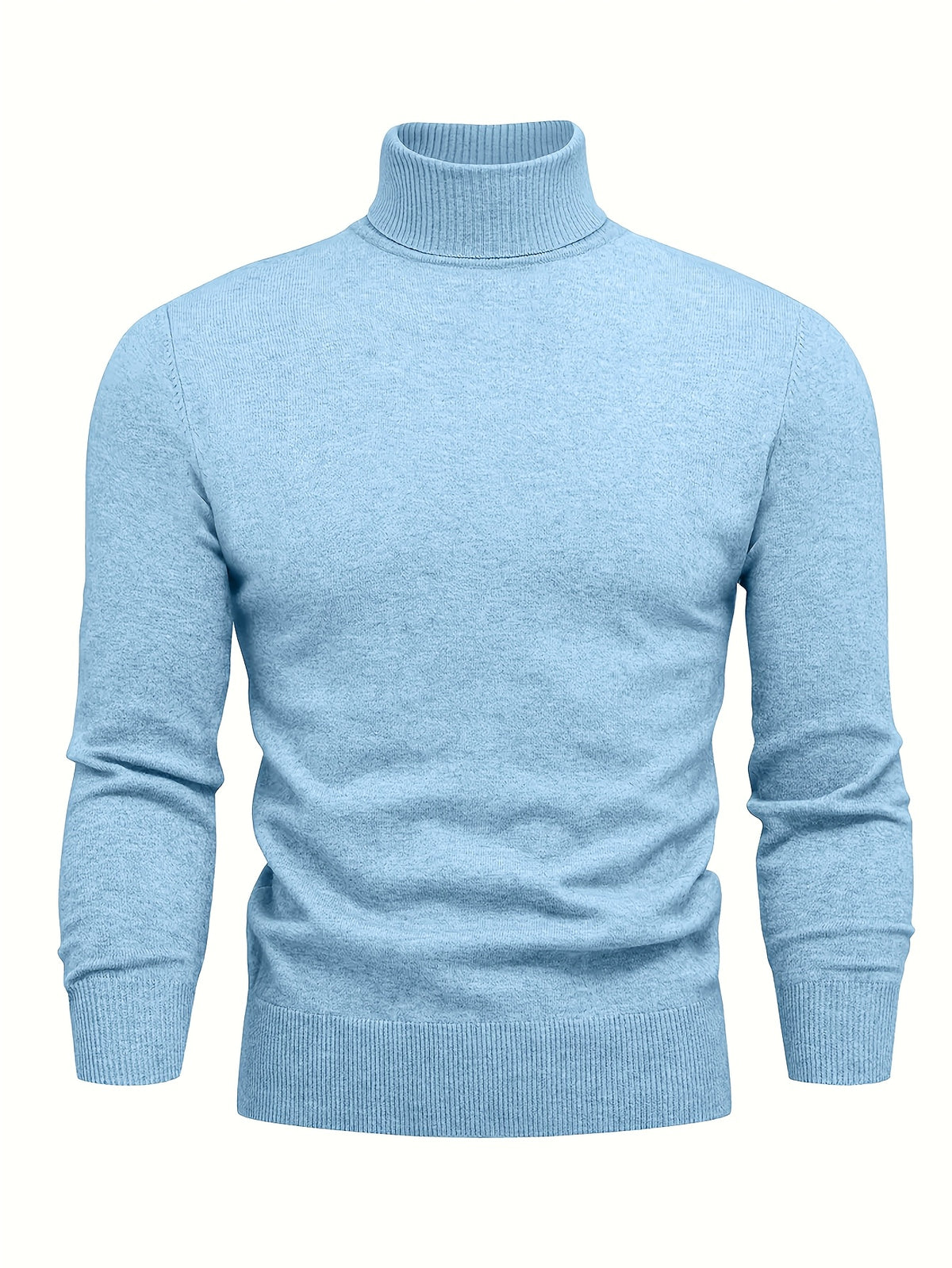 HIGH NECK KNIT PULLOVER FOR MEN