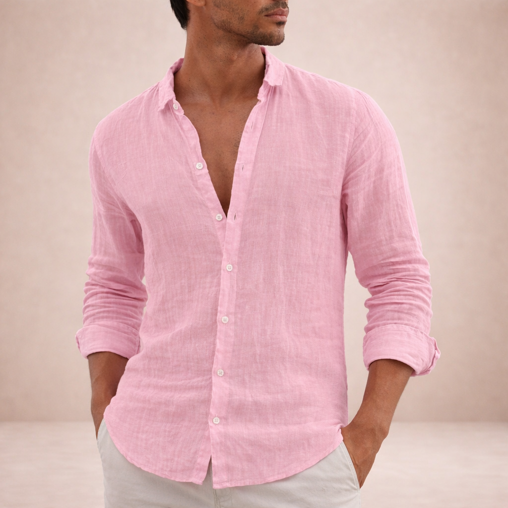 OPEN COLLAR SHIRT FOR MEN