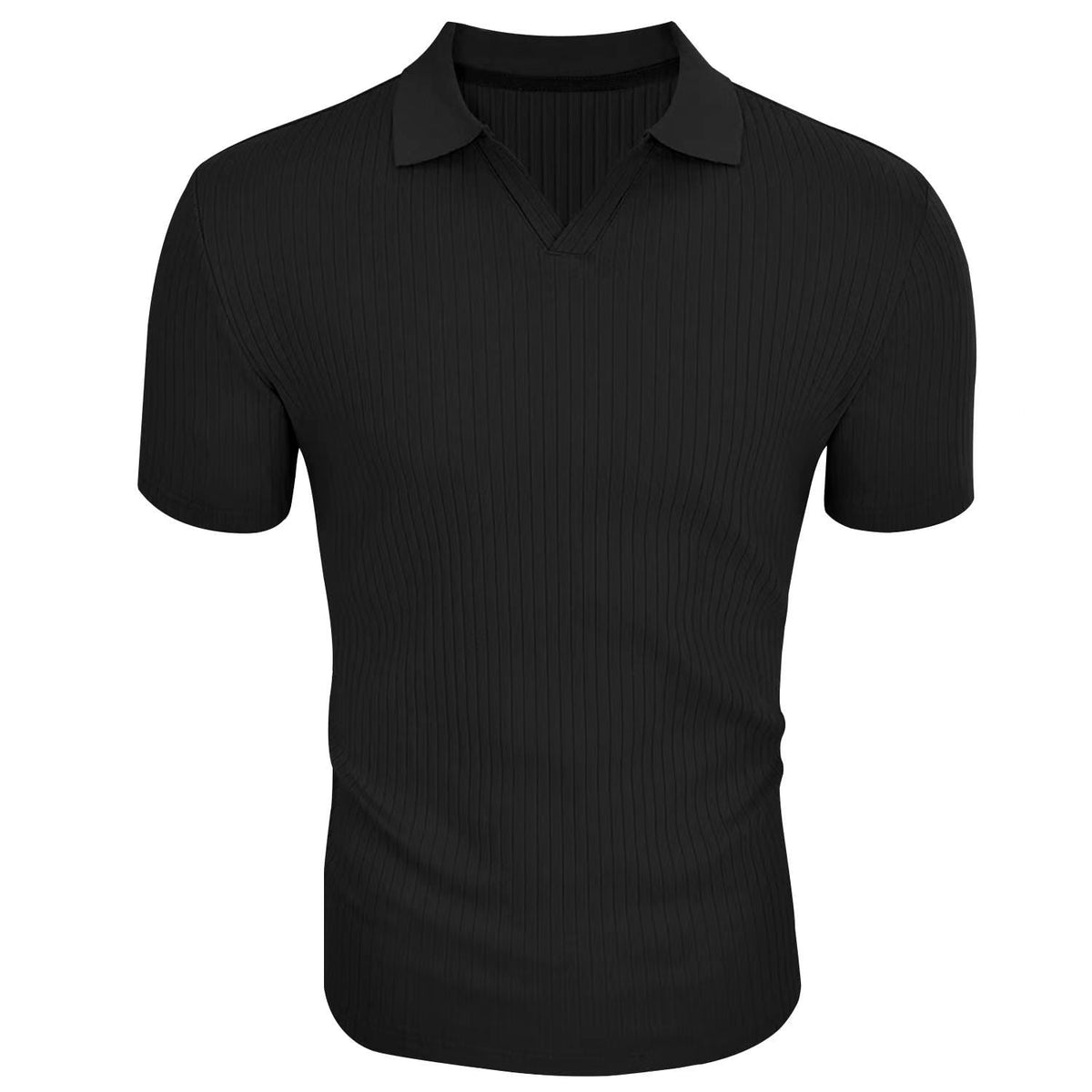 SLIM TEXTURED POLO SHIRT FOR MEN