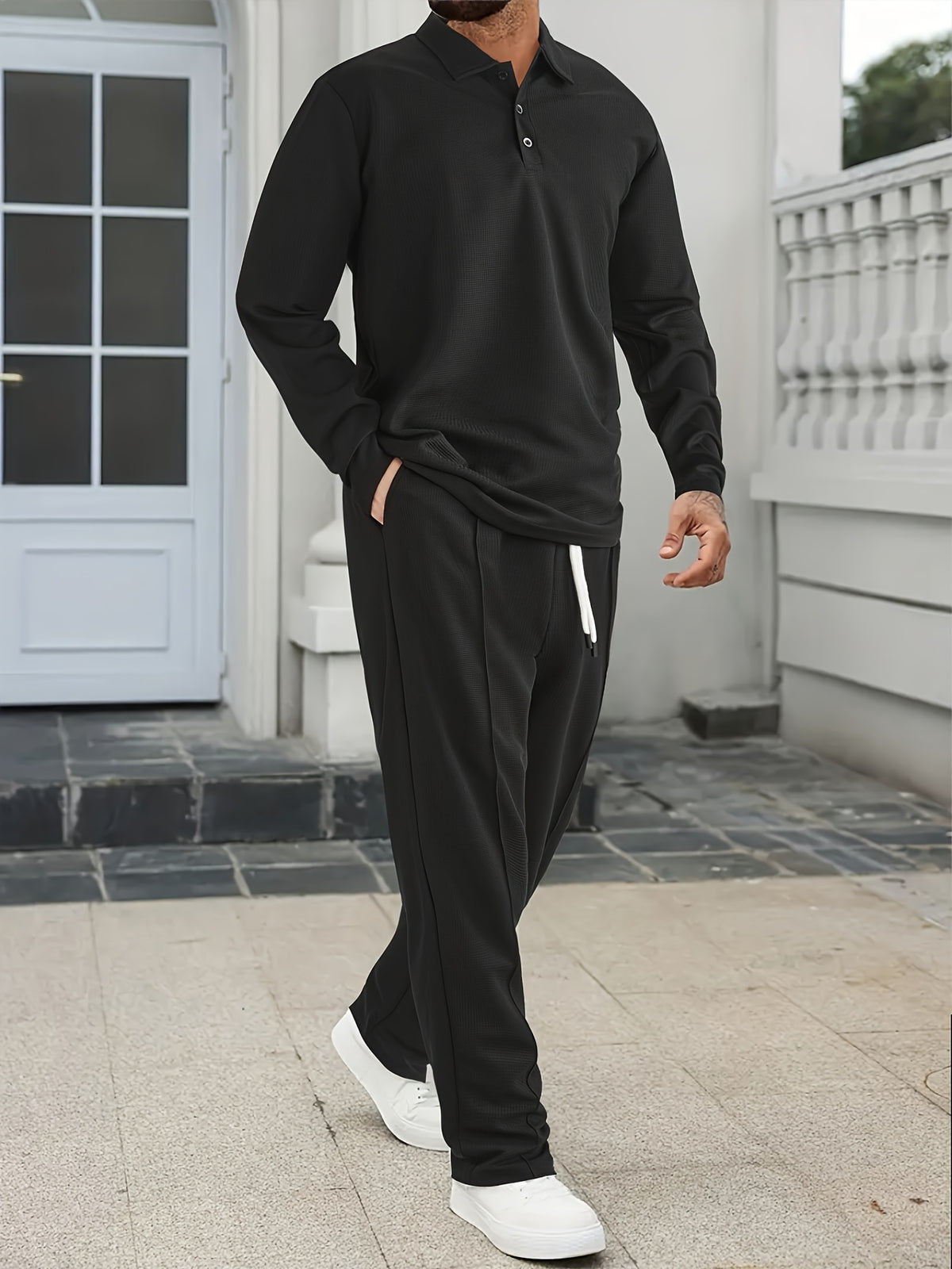 KNIT TWO PIECE SET FOR MEN